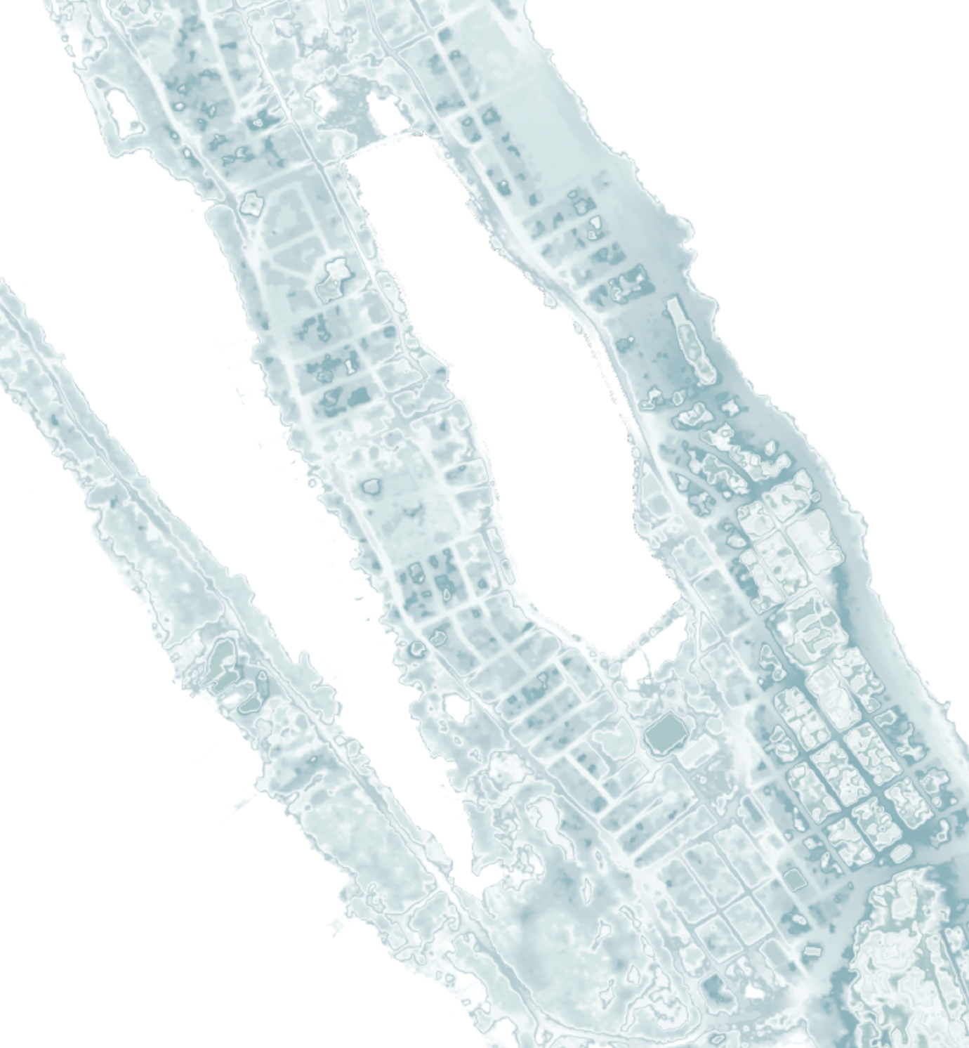 Isla Mujeres Map Print