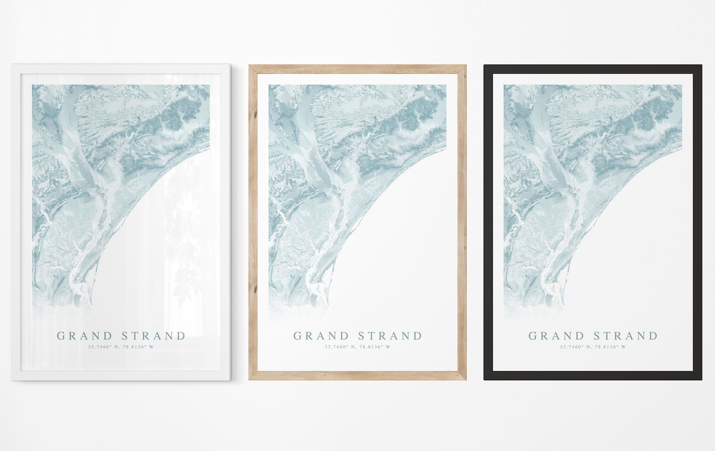 Grand Strand Map Print