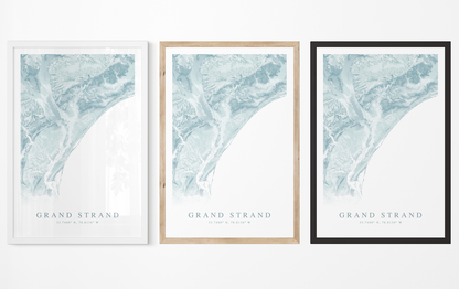 Grand Strand Map Print