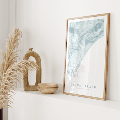 Grand Strand Map Print