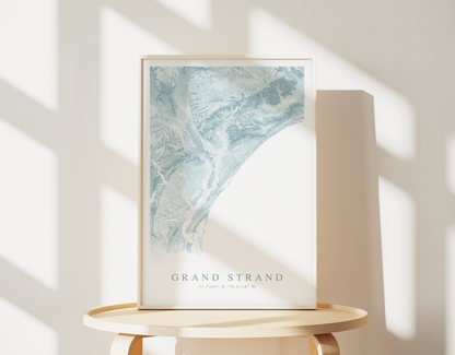 Grand Strand Map Print