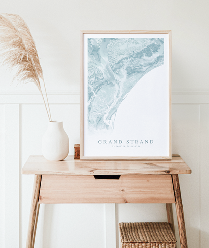 Grand Strand Map Print