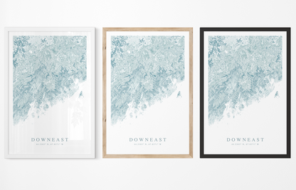 Downeast Map Print