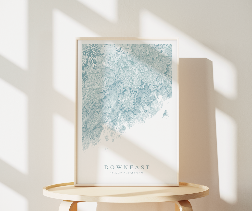 Downeast Map Print