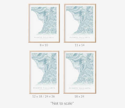 Puerto Vallarta Map Print