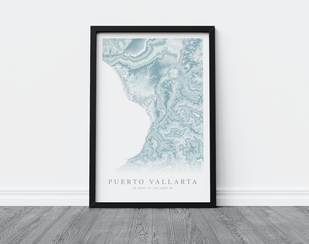 Puerto Vallarta Map Print