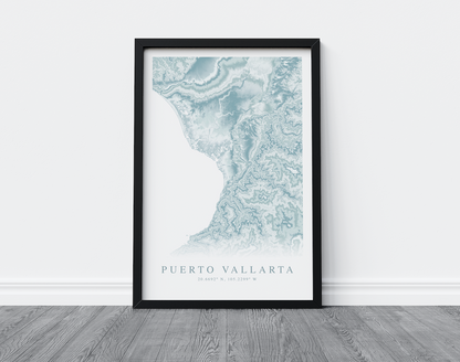 Puerto Vallarta Map Print
