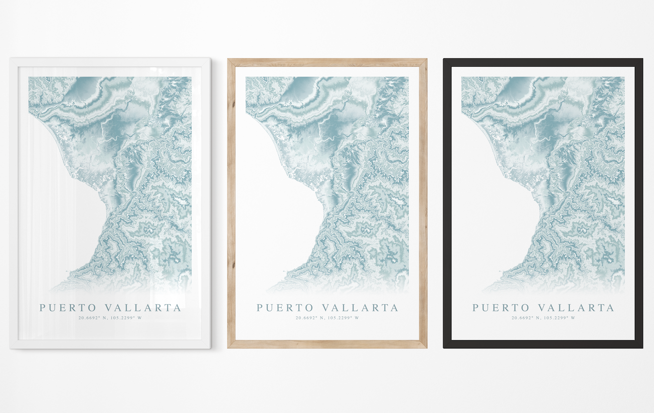 Puerto Vallarta Map Print