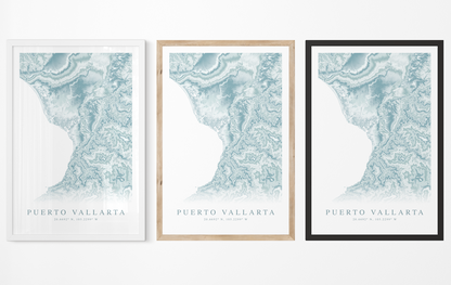 Puerto Vallarta Map Print