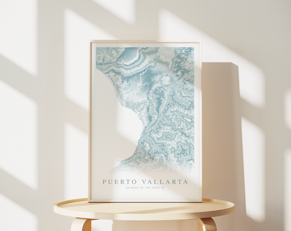 Puerto Vallarta Map Print