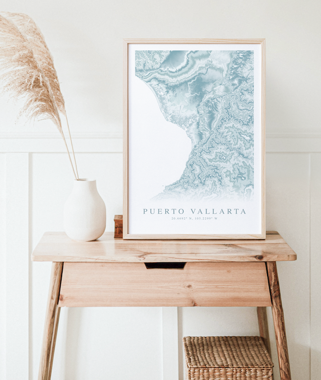 Puerto Vallarta Map Print
