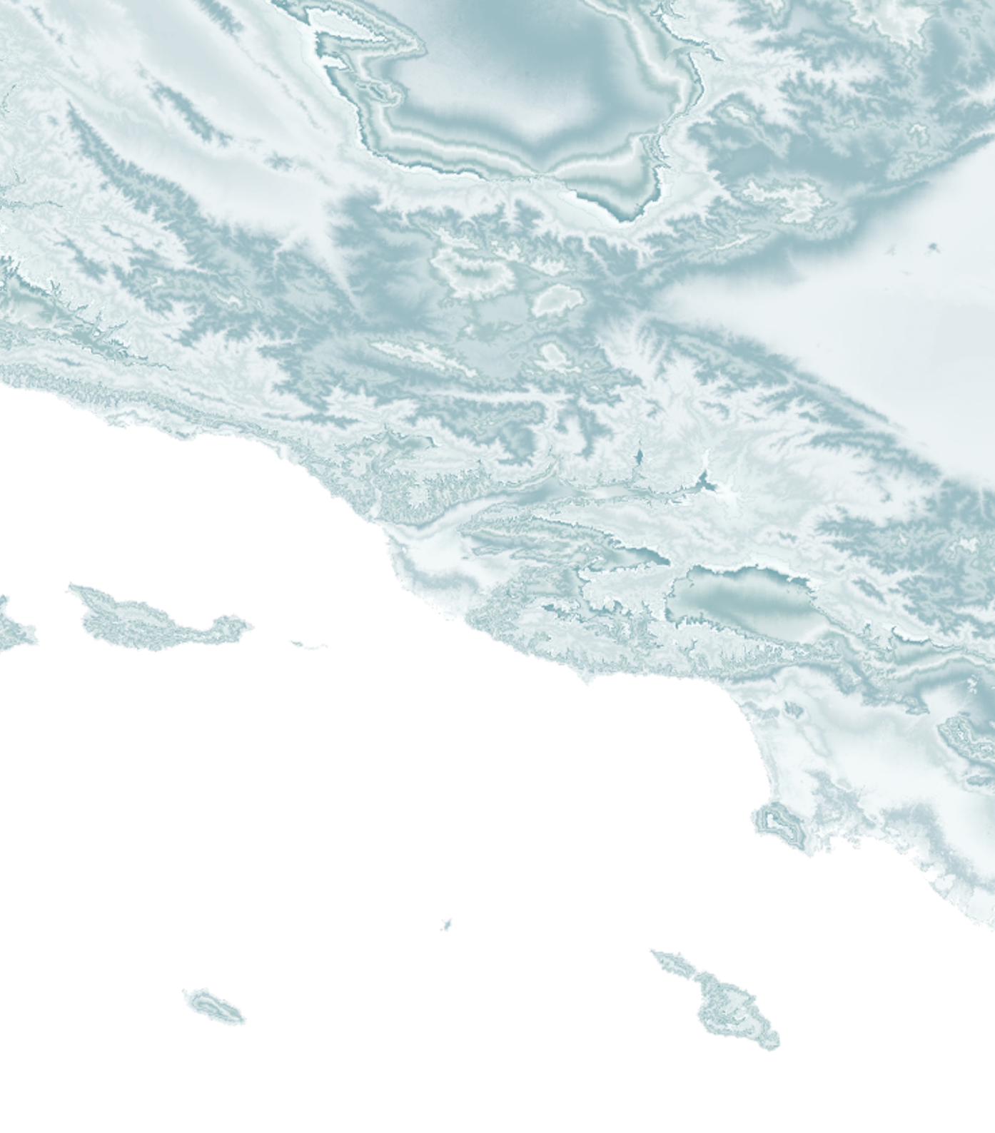 California Coast Map Print