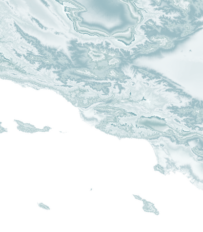 California Coast Map Print