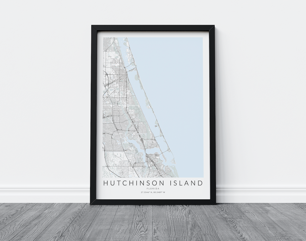 Hutchinson Island Map Print