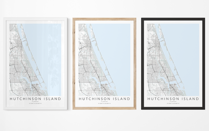 Hutchinson Island Map Print