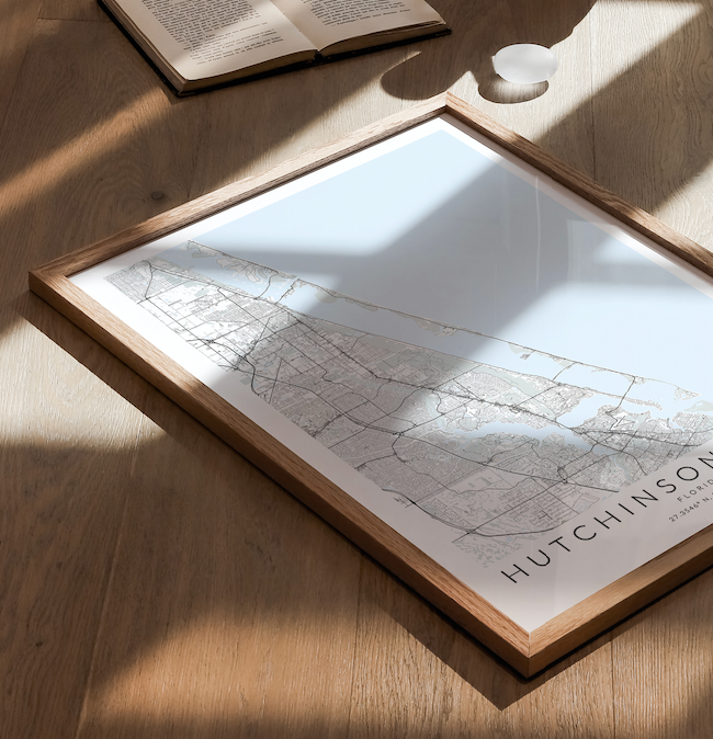 Hutchinson Island Map Print