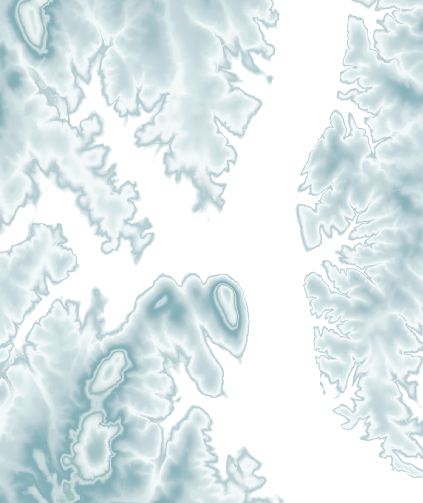 Lake Tillery Map Print