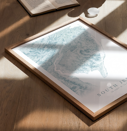 South Jersey Map Print