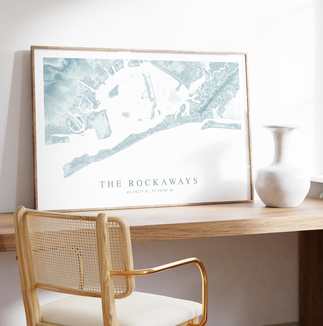 Rockaways Map Print