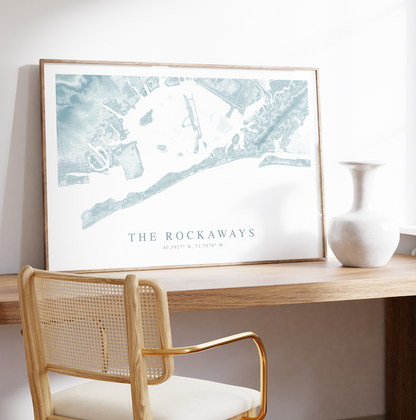 Rockaways Map Print