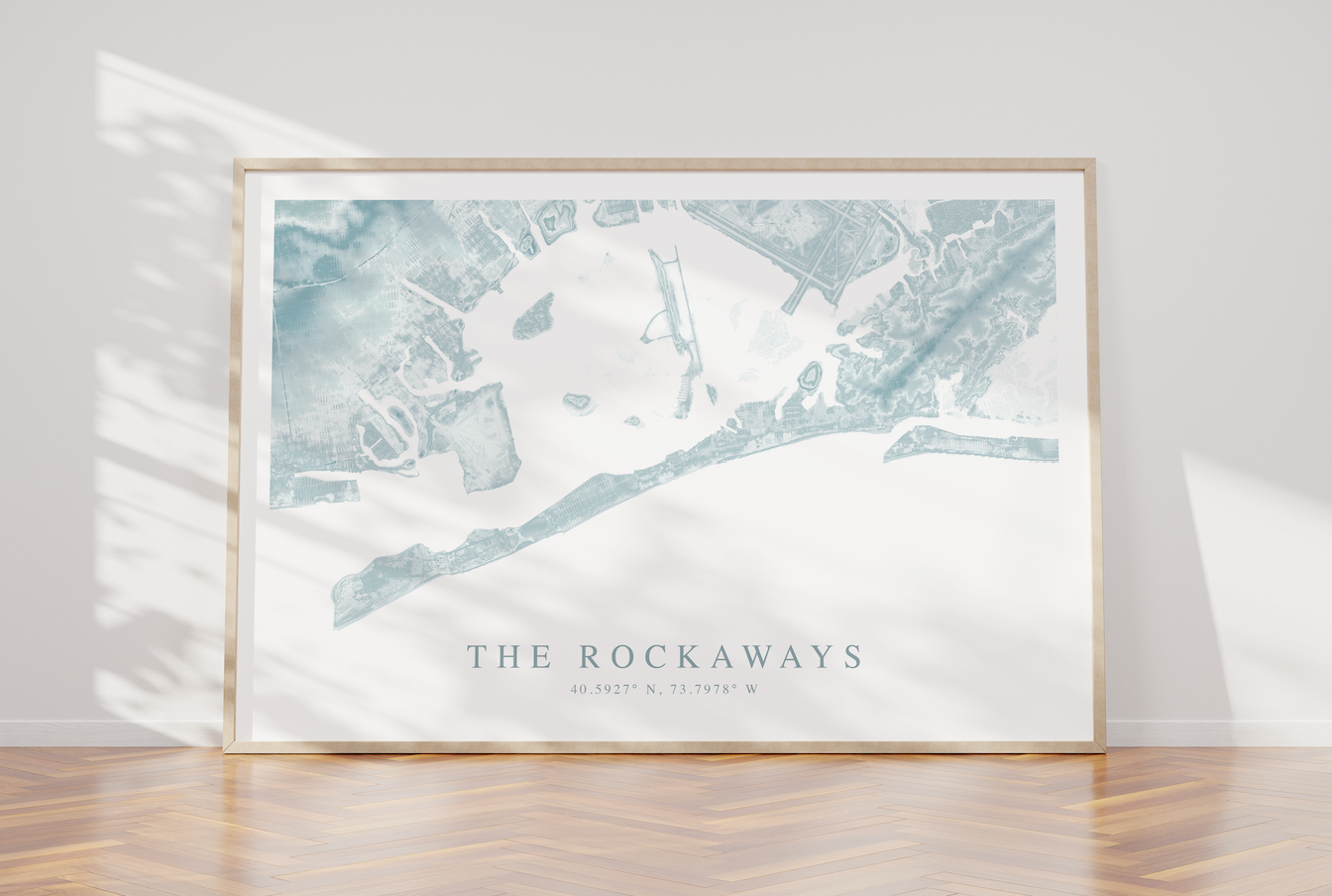 Rockaways Map Print