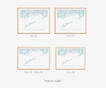 Fishers Island Sound Map Print