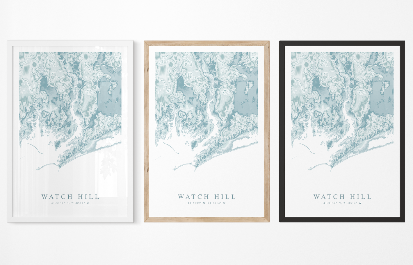 Watch Hill RI Map Print