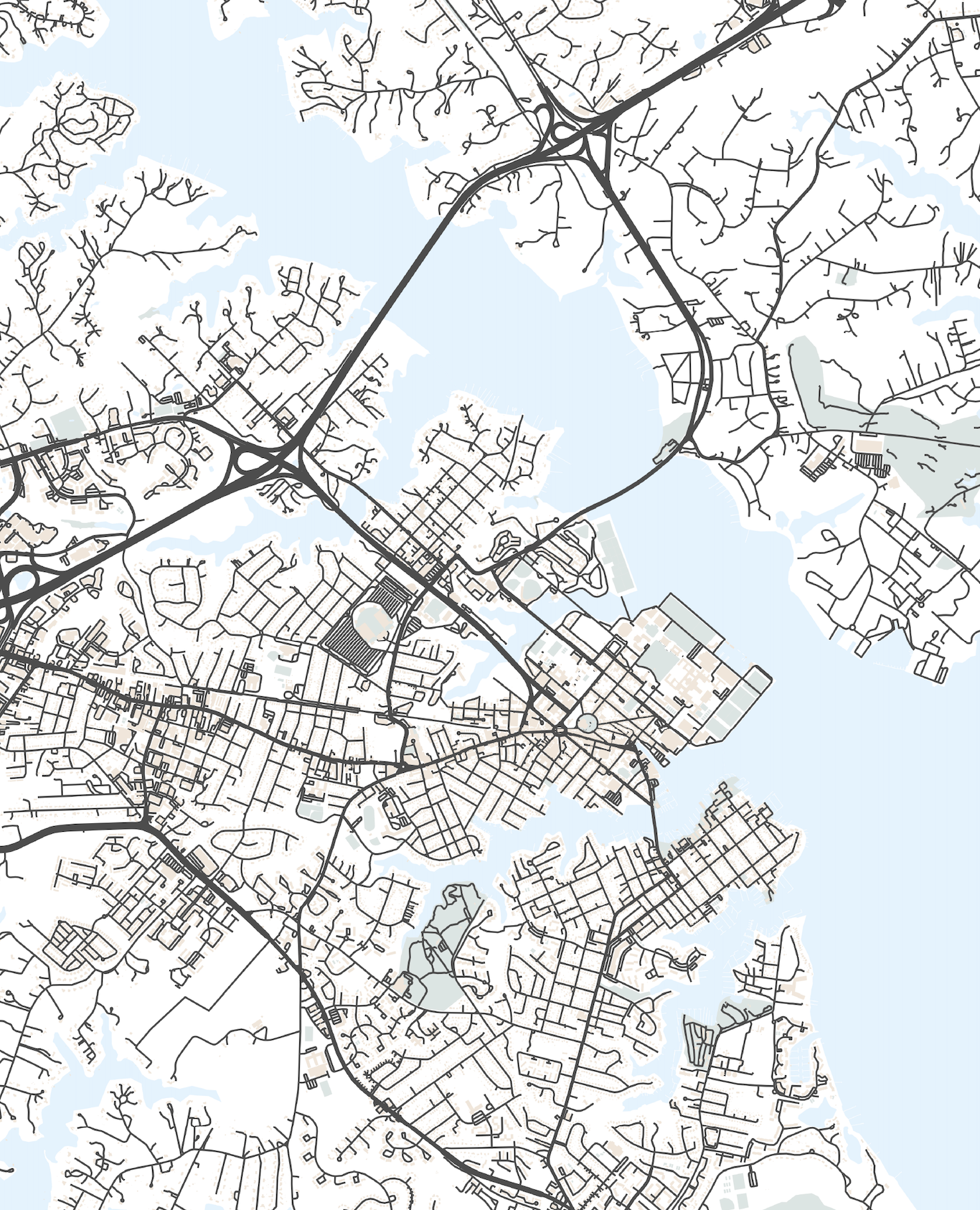 Annapolis Map Print