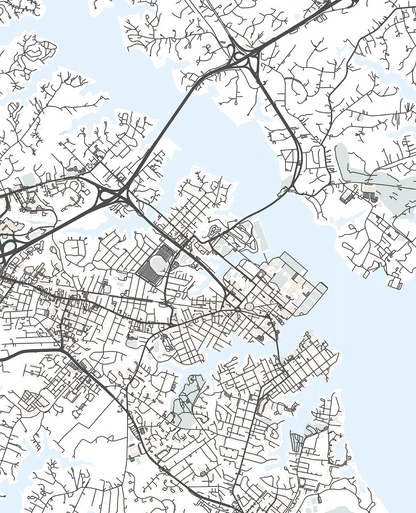 Annapolis Map Print