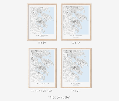 Annapolis Map Print