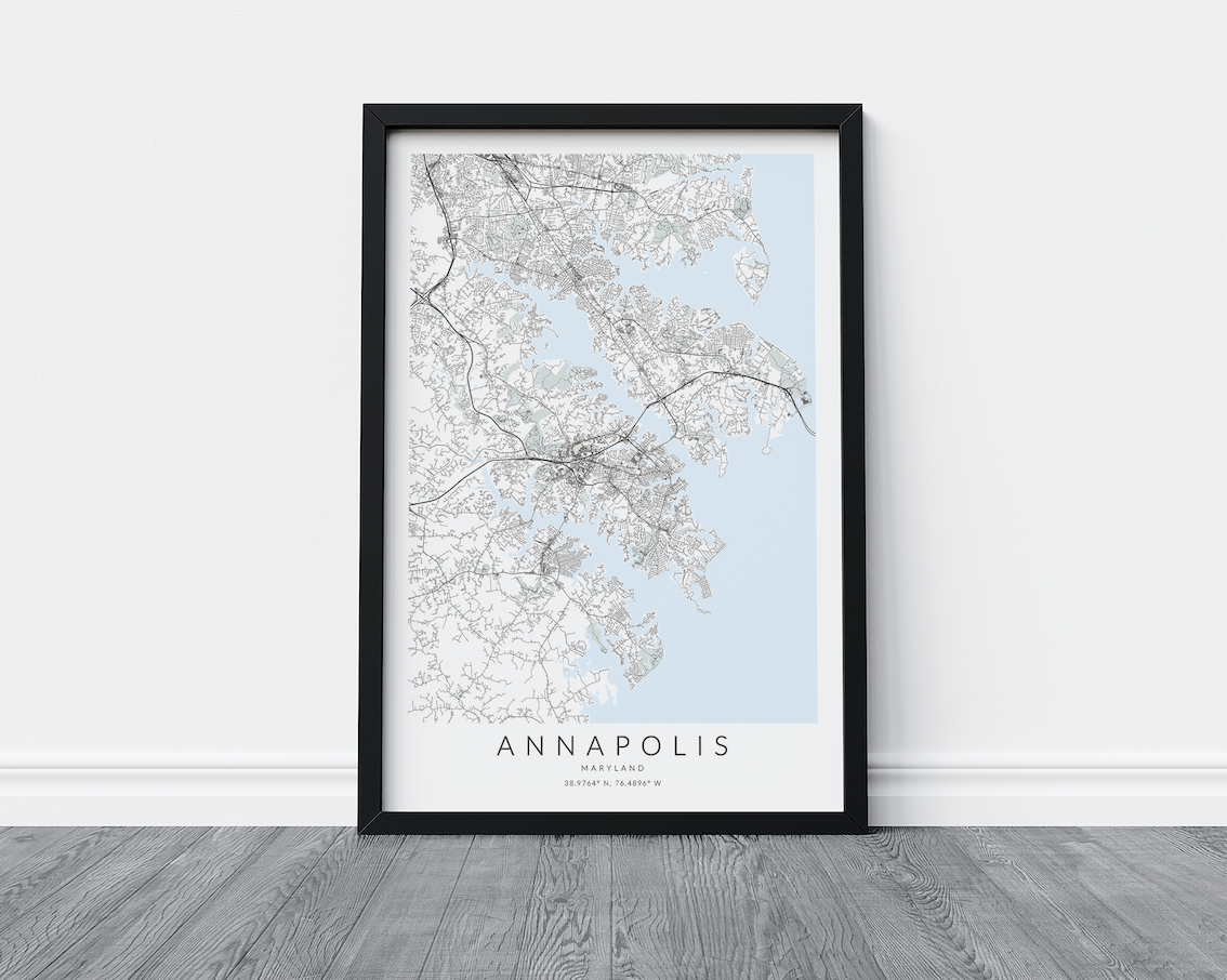 Annapolis Map Print