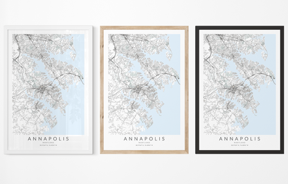 Annapolis Map Print