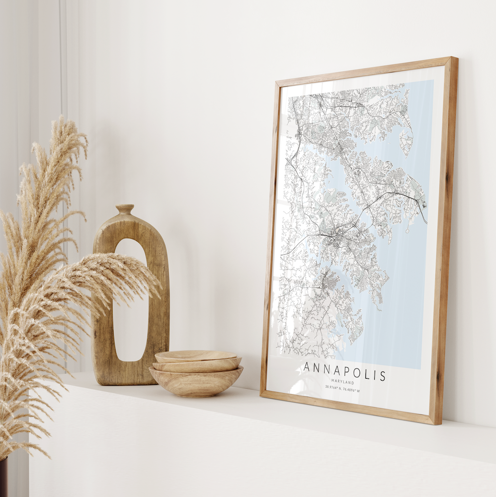 Annapolis Map Print
