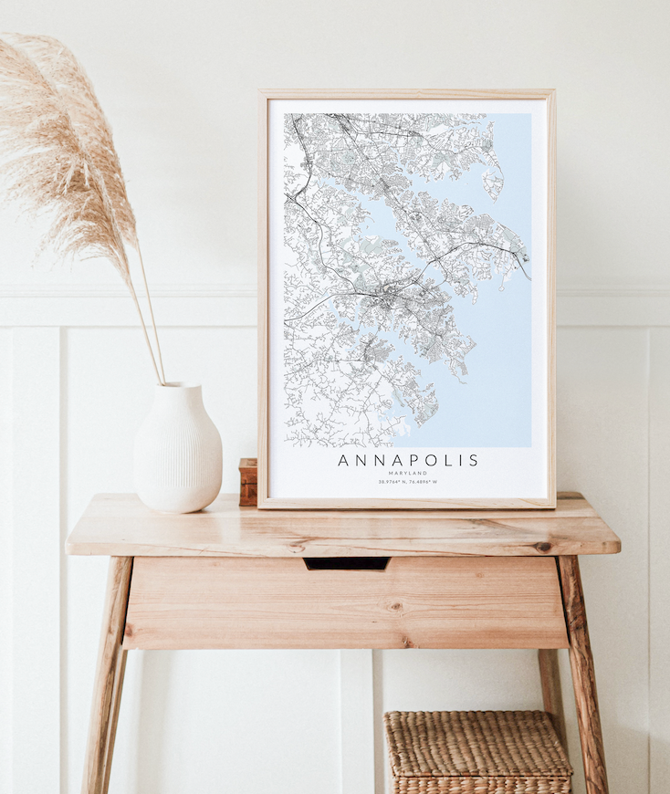 Annapolis Map Print