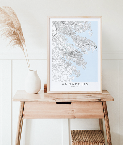 Annapolis Map Print