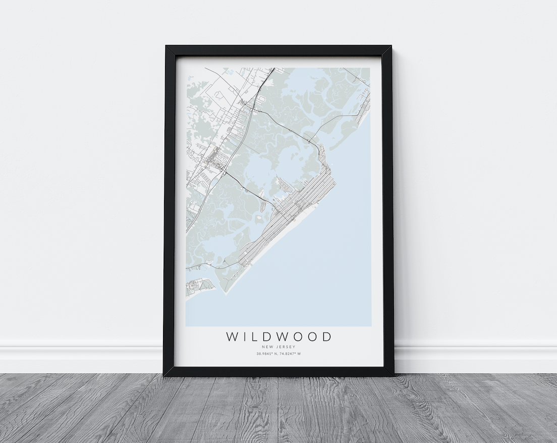 Wildwood Map Print