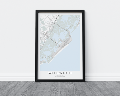 Wildwood Map Print
