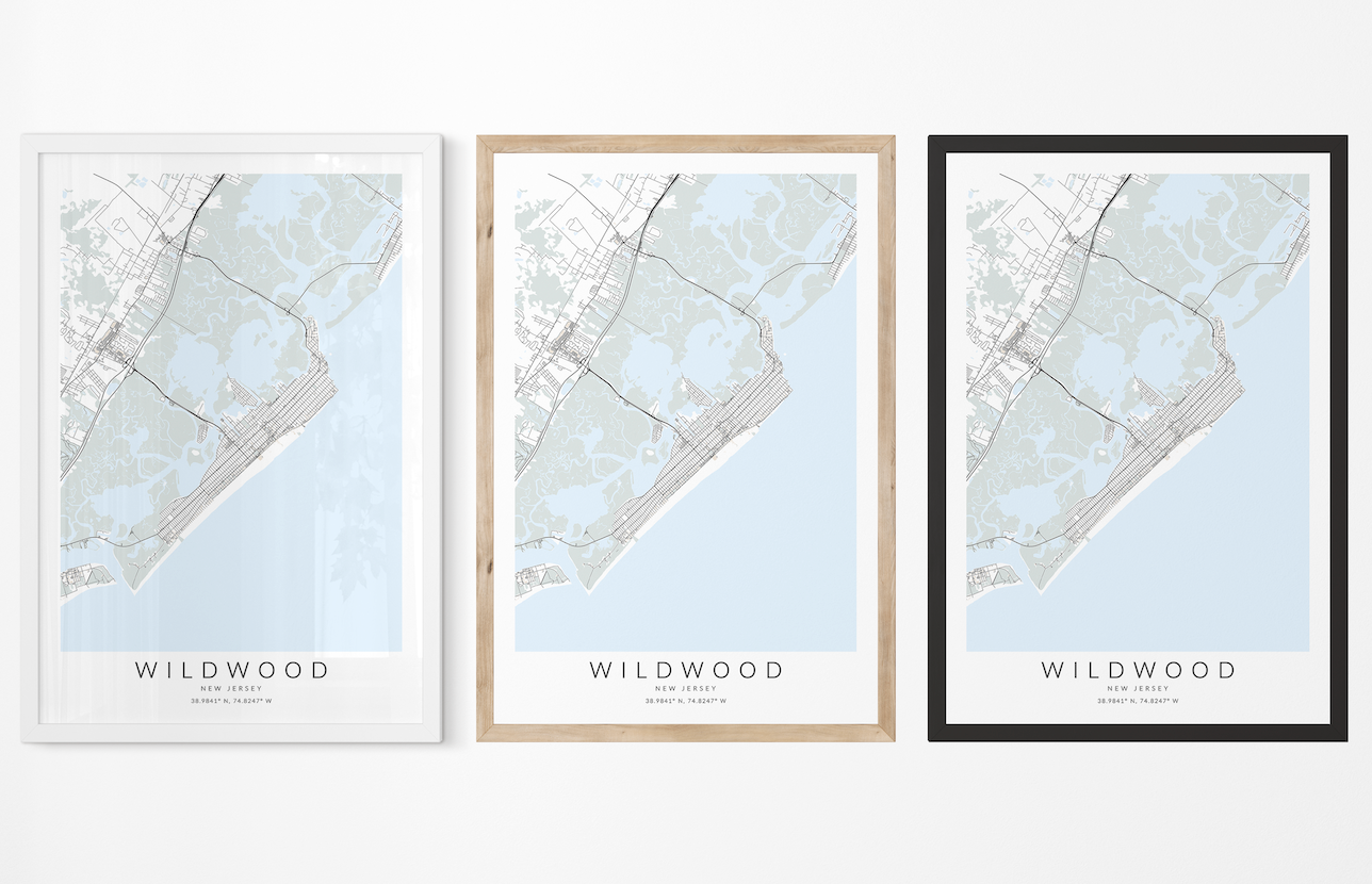 Wildwood Map Print