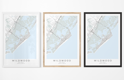 Wildwood Map Print
