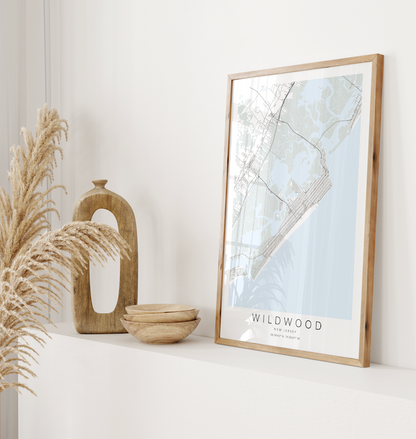 Wildwood Map Print
