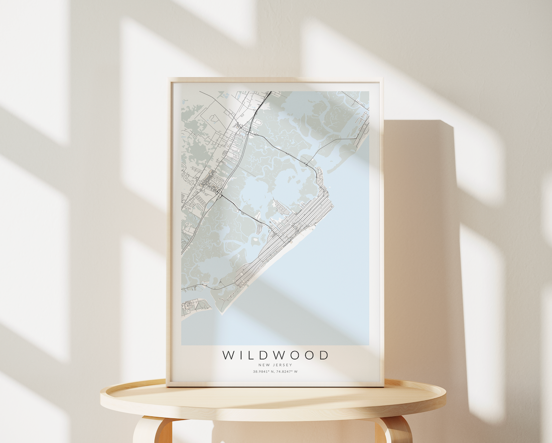 Wildwood Map Print
