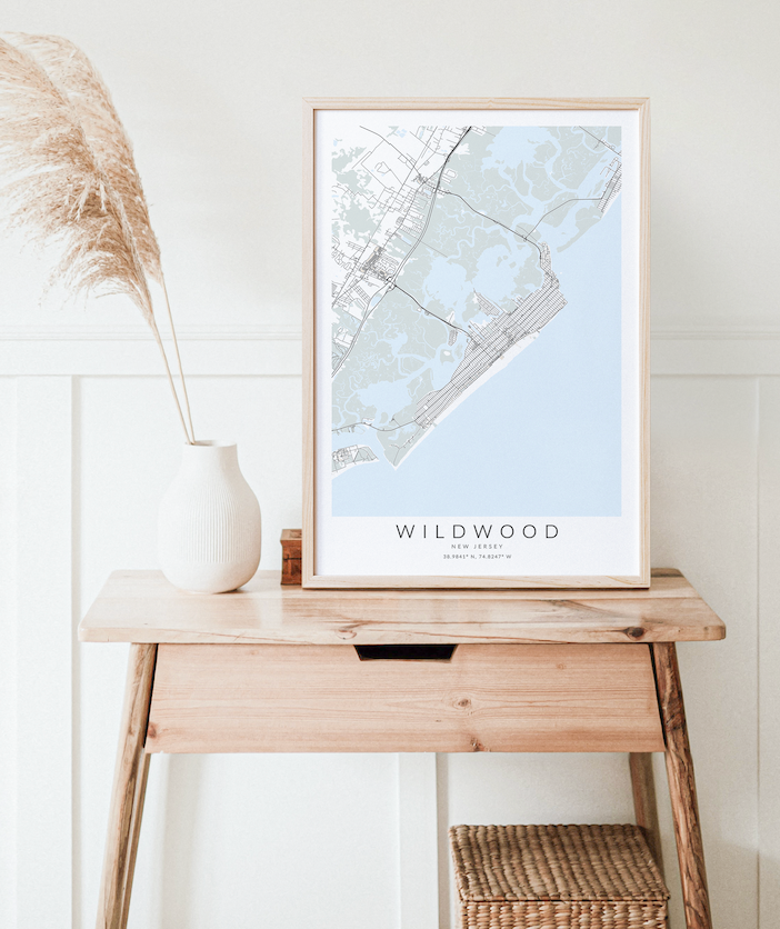 Wildwood Map Print