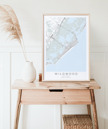 Wildwood Map Print