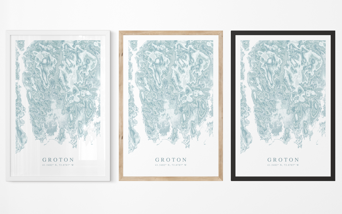 Groton CT Map Print