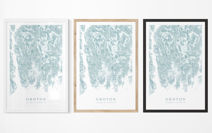 Groton CT Map Print