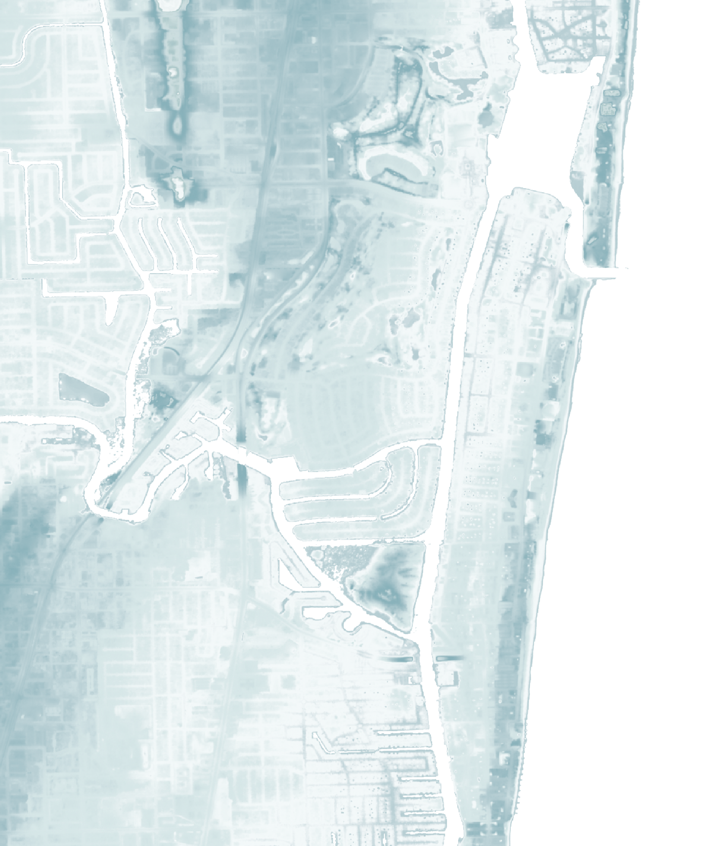Deerfield Beach Map Print