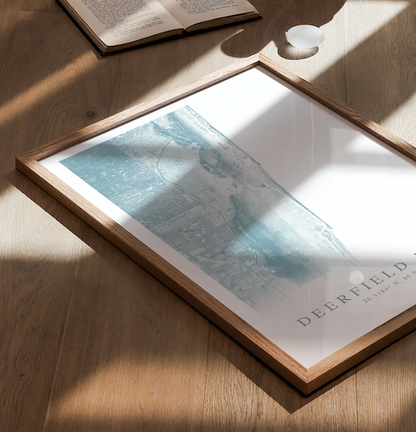 Deerfield Beach Map Print