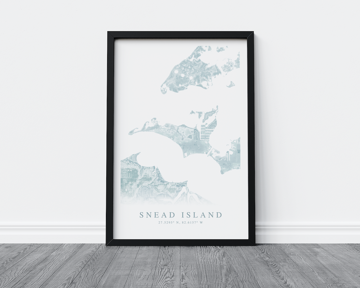 Snead Island Map Print