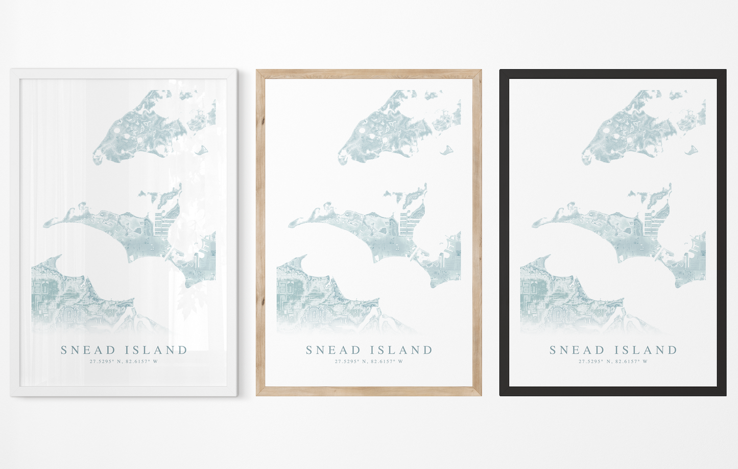 Snead Island Map Print