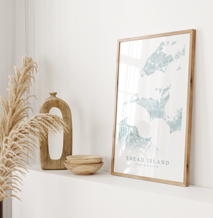 Snead Island Map Print